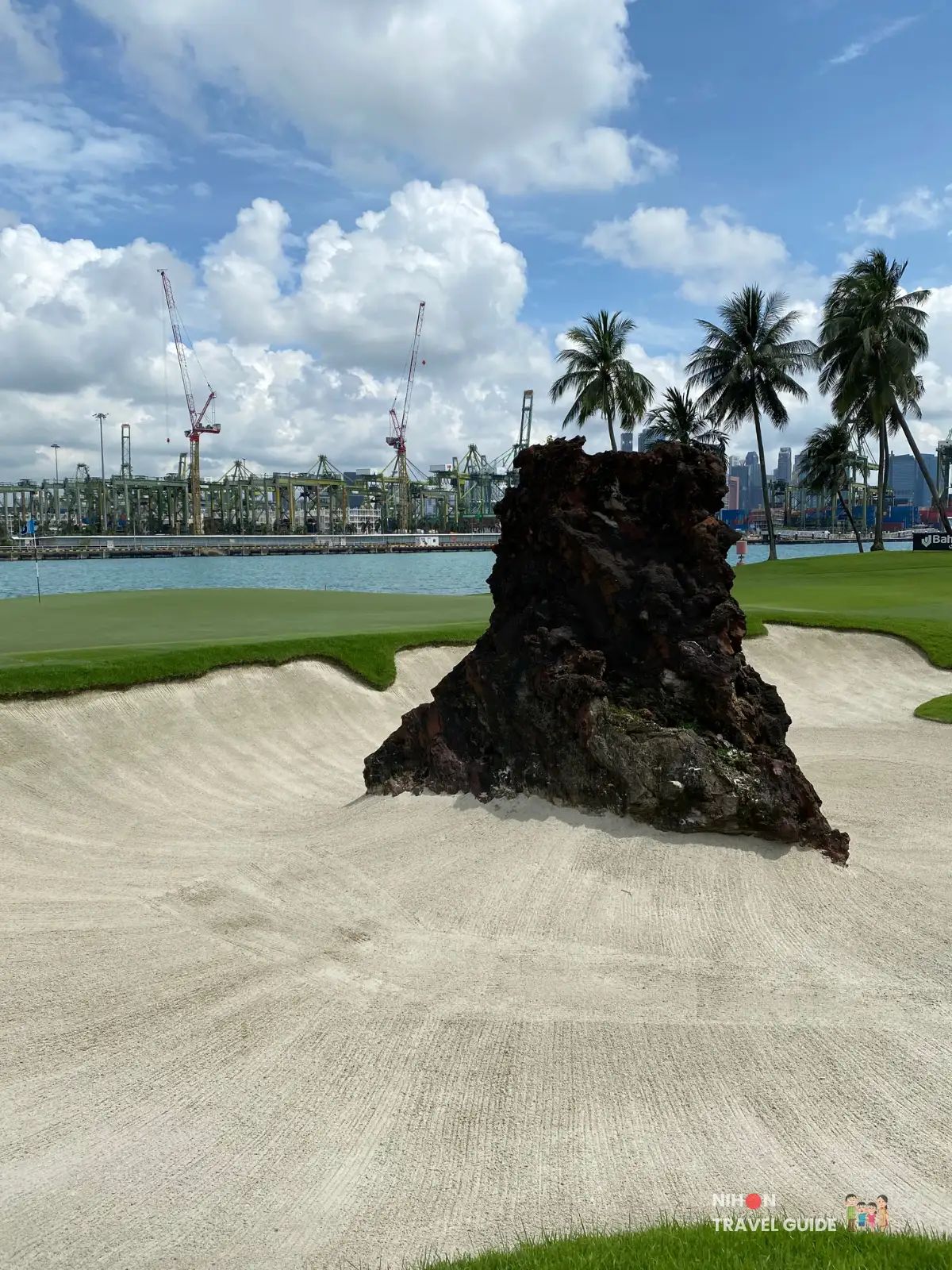 The Dragon's Teeth Gate at Hole 4 Sentosa Golf Course.