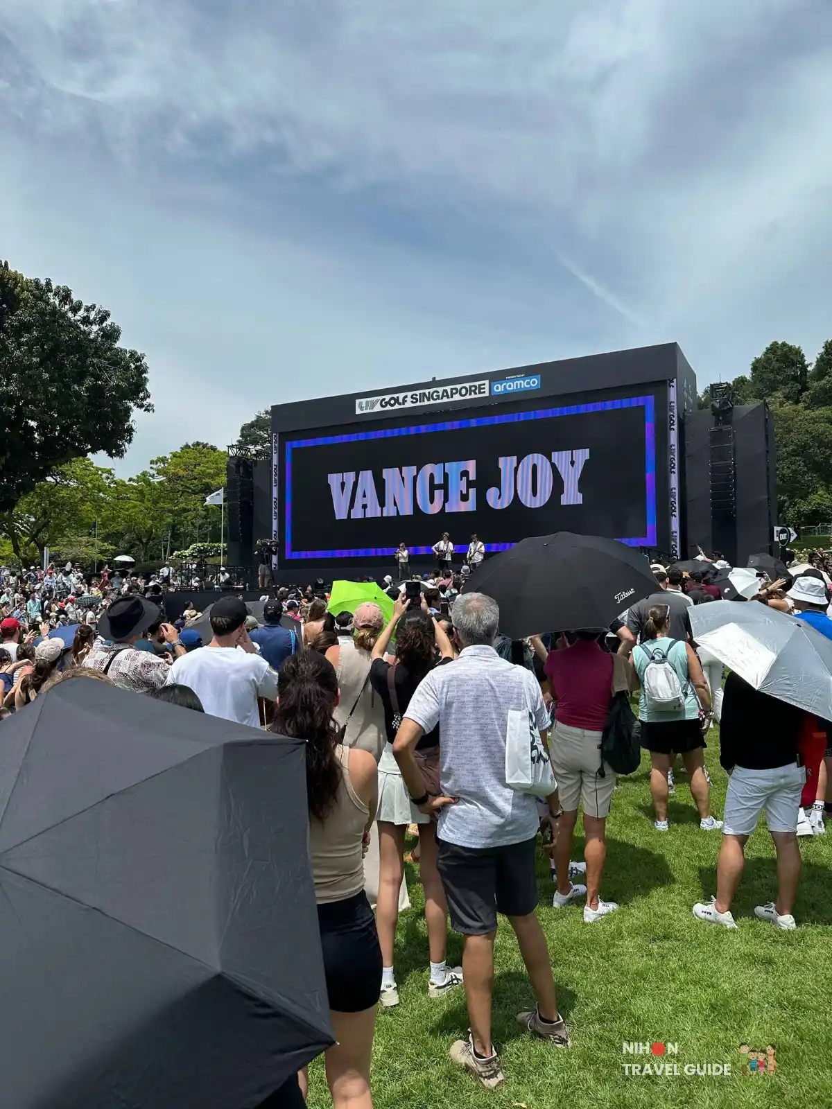 Watching Vance Joy perform at LIV Golf Singapore 2025