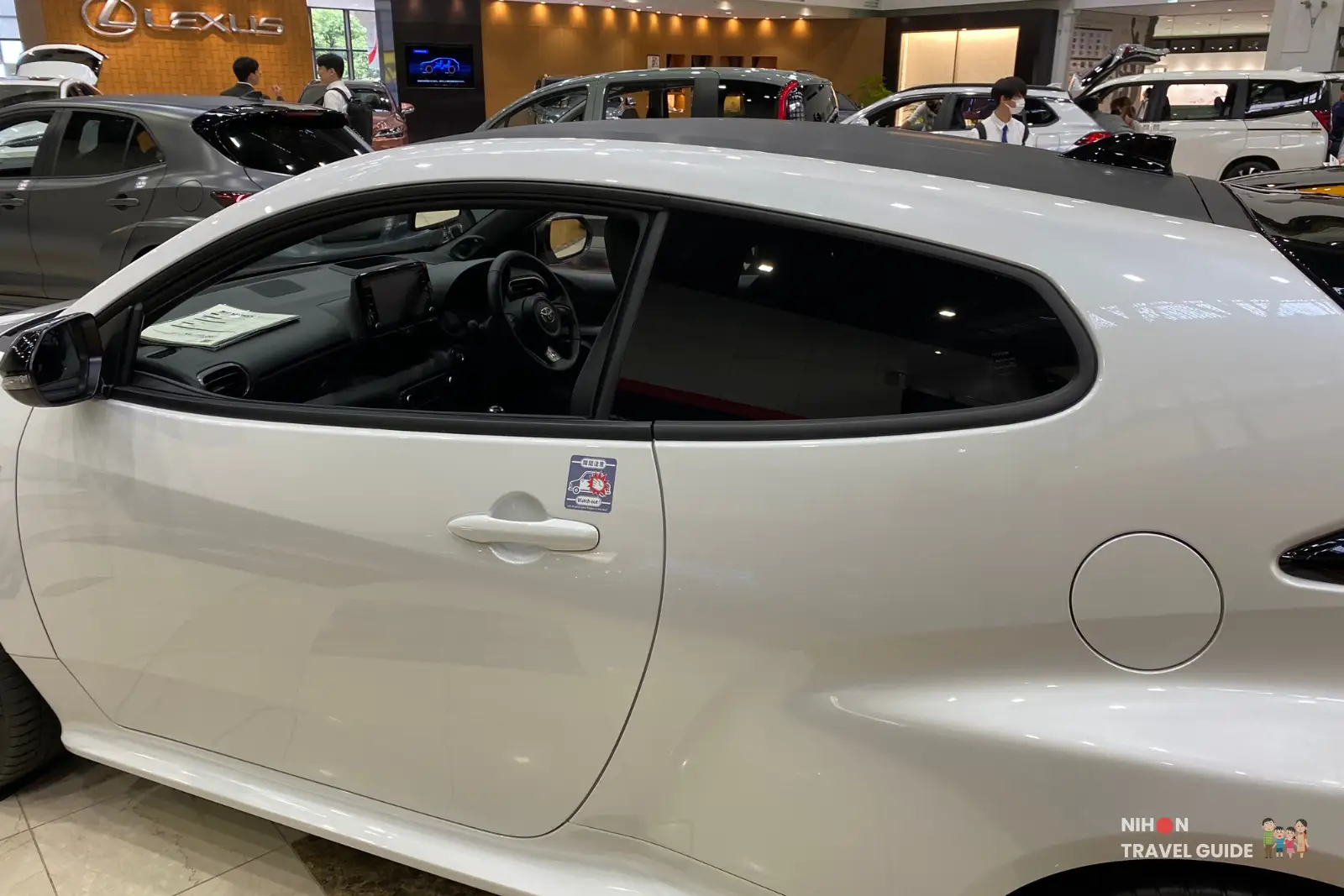 Toyota Yaris at Kaikan Museum