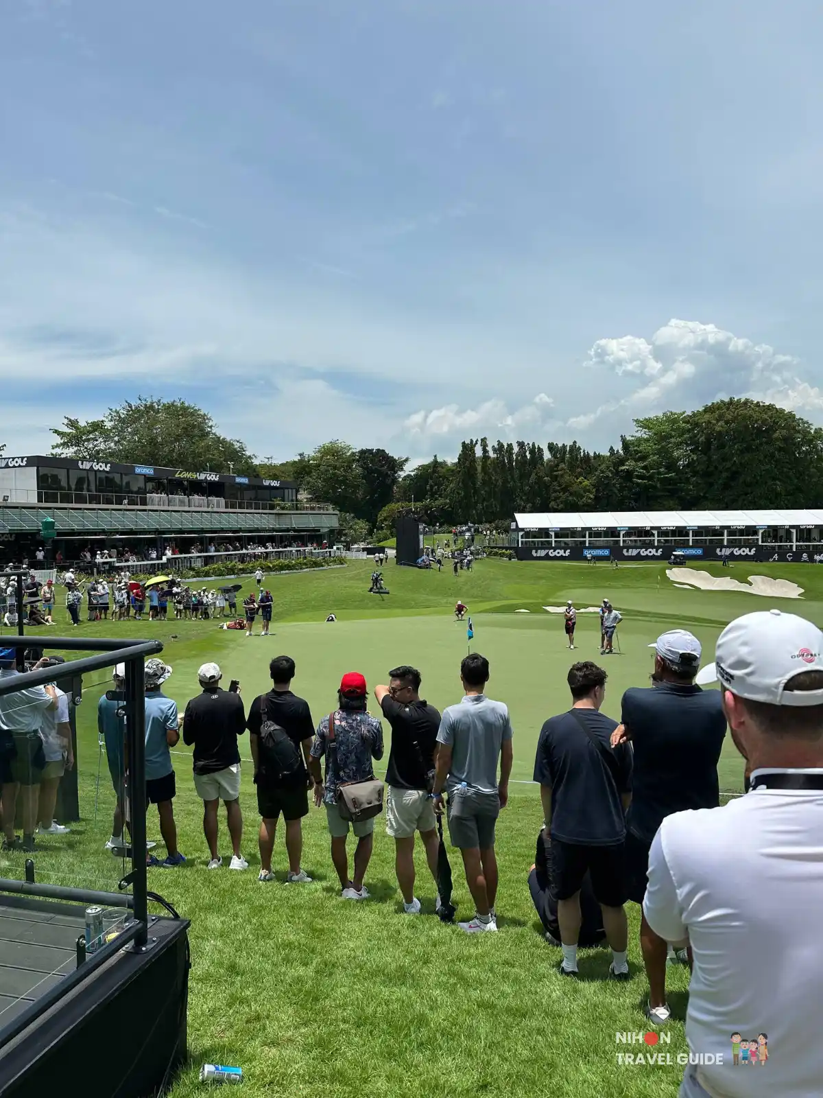 liv golf singapore 2025 hole 9 green. 