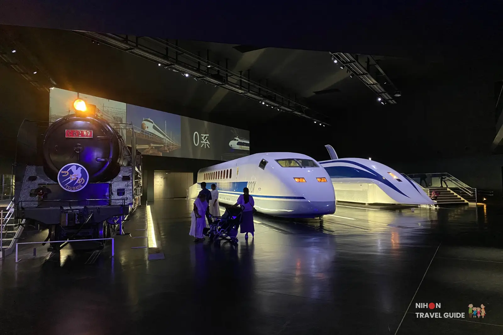 The Symbolic Rolling Stock Exhibit at SCMaglev and Railway Park.