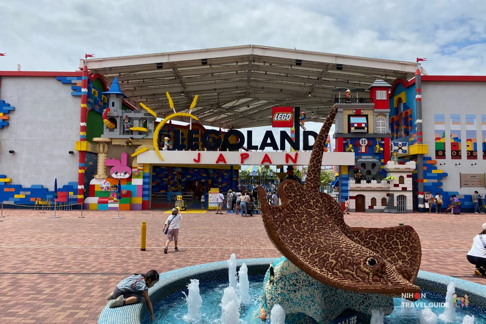 The entrance to Legoland Nagoya. 