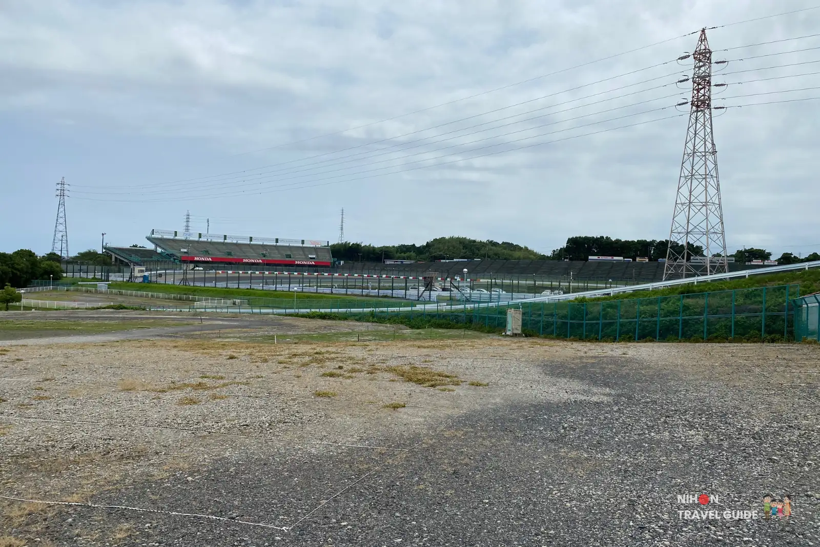 Turn one of the infamous Suzuka Circuit in Nagoya. 