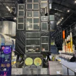 JAXA KAGUYA (SELENE) Moon orbiter engineering model at Tsukuba Space Center Space Dome.