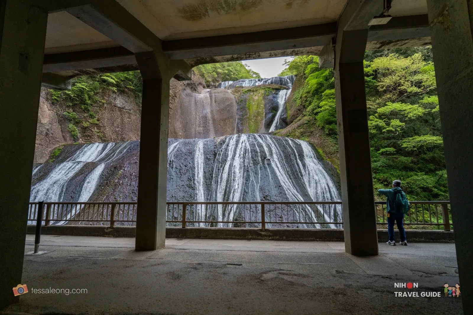 Fukuroda Falls — from first observation deck